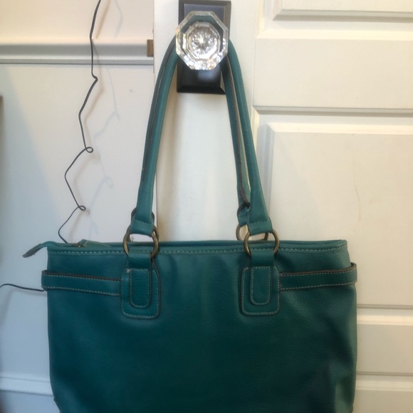 Mossimo Hand Bag Turquoise NWT - Picture 4 of 8